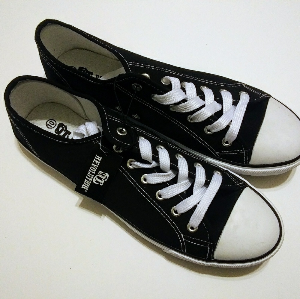 OT Revolution Black & White Chuck Sneakers